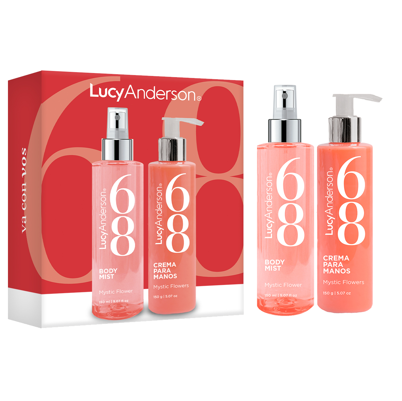 LUCY ANDERSON MYSTIC FLOWER BODY MIST X 150 ML Y CREMA DE MANOS